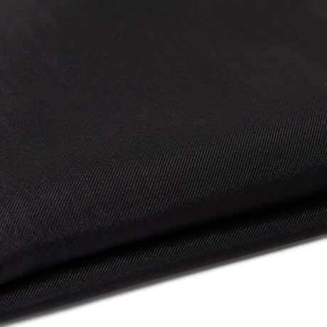 Silk pocket square - black