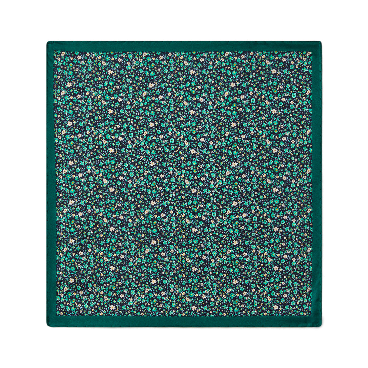 Silk pocket square - Liberty green