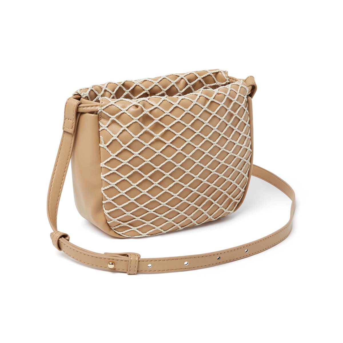 Sac rond détail filet - 2 coloris - Femme