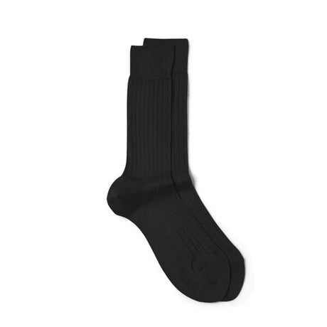 Chaussettes unies noires