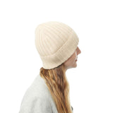 Bonnet Cotelé Uni Beige - Taille unique