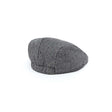 Casquette Plate en Polyester Gris