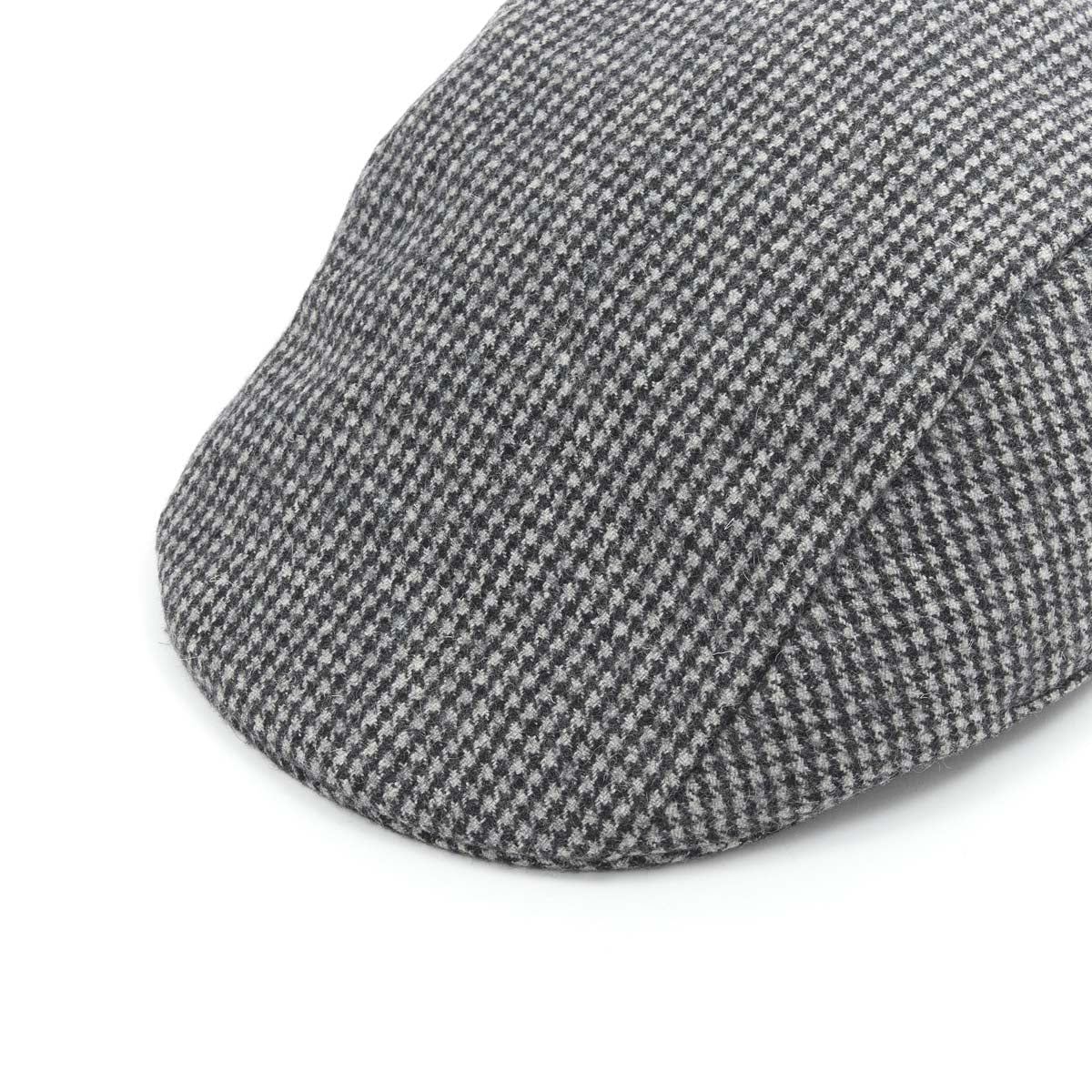 Casquette Plate en Polyester Gris