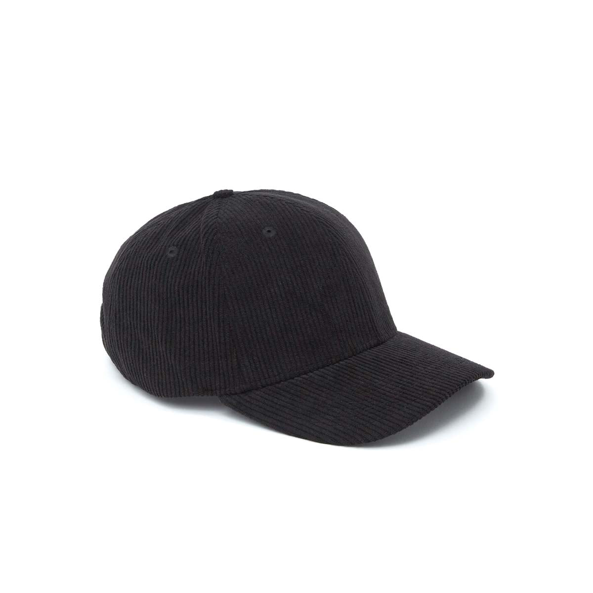 Casquette en Velour Noir - Homme - Taille Ajustable - 100% coton