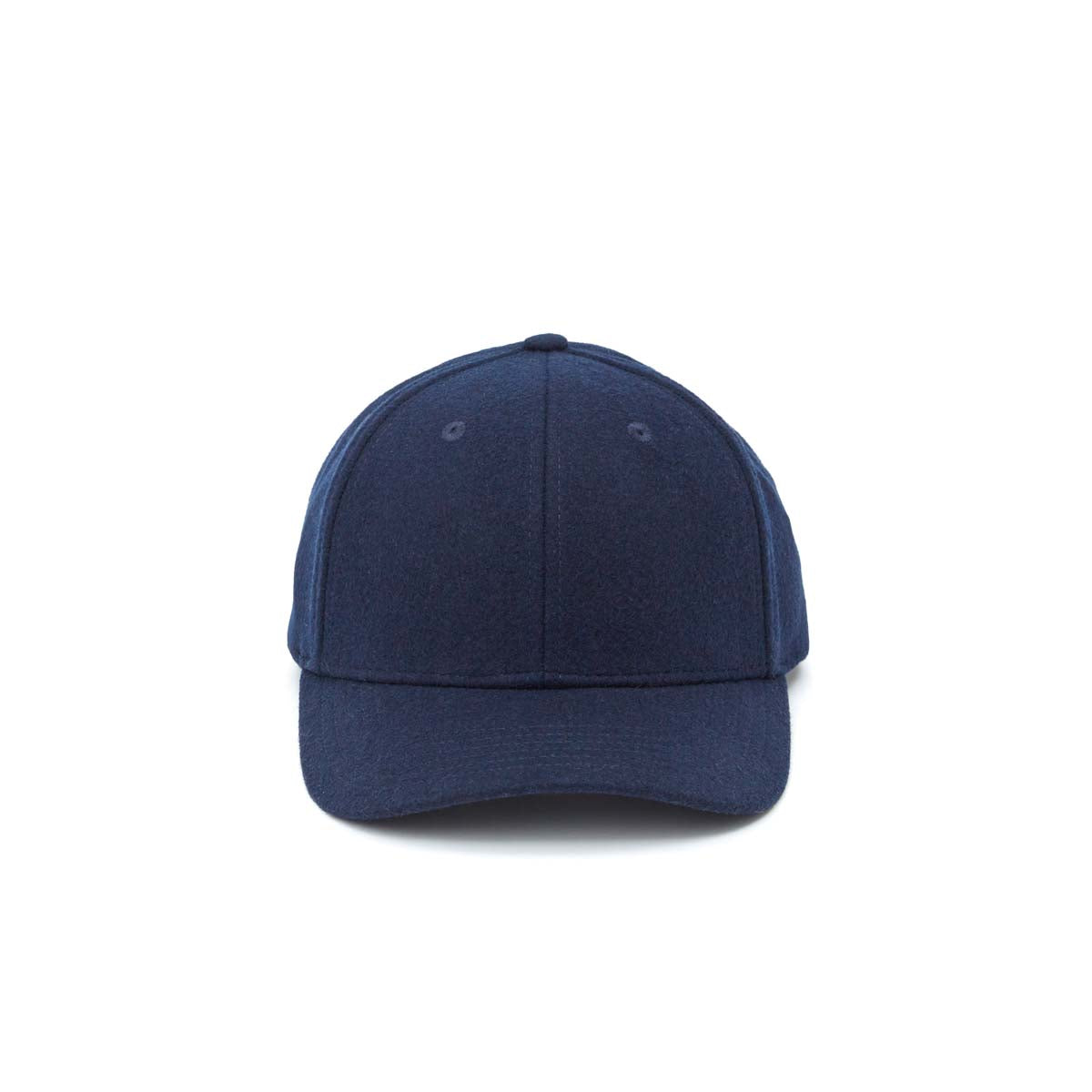 Casquette Feutre Bleu Marine - Homme -  Taille Ajustable - 100% coton