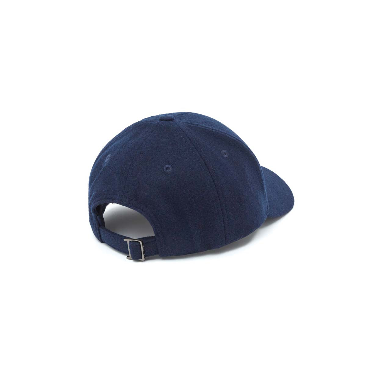 Casquette Feutre Bleu Marine - Homme -  Taille Ajustable - 100% coton