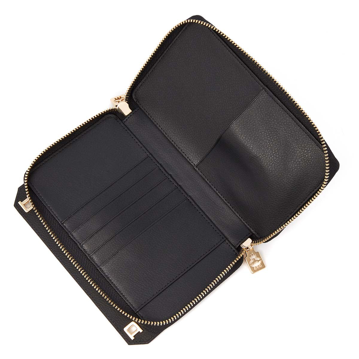 Pochette porte-téléphone - 100% cuir - Noir - Sangle réglable