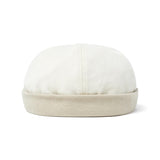 Bonnet docker en 100% coton - Uni beige - Homme - Taille unique - Anneau réglable - Draeger