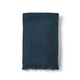 Etole en mohair - bleu canard