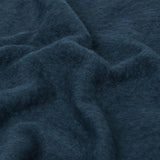 Etole en mohair - bleu canard