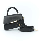 Sac en cuir Morgane - Noir