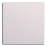 Lot de 5 Feuilles de Papier Scrapbooking Moucheté - Blanc arabesque