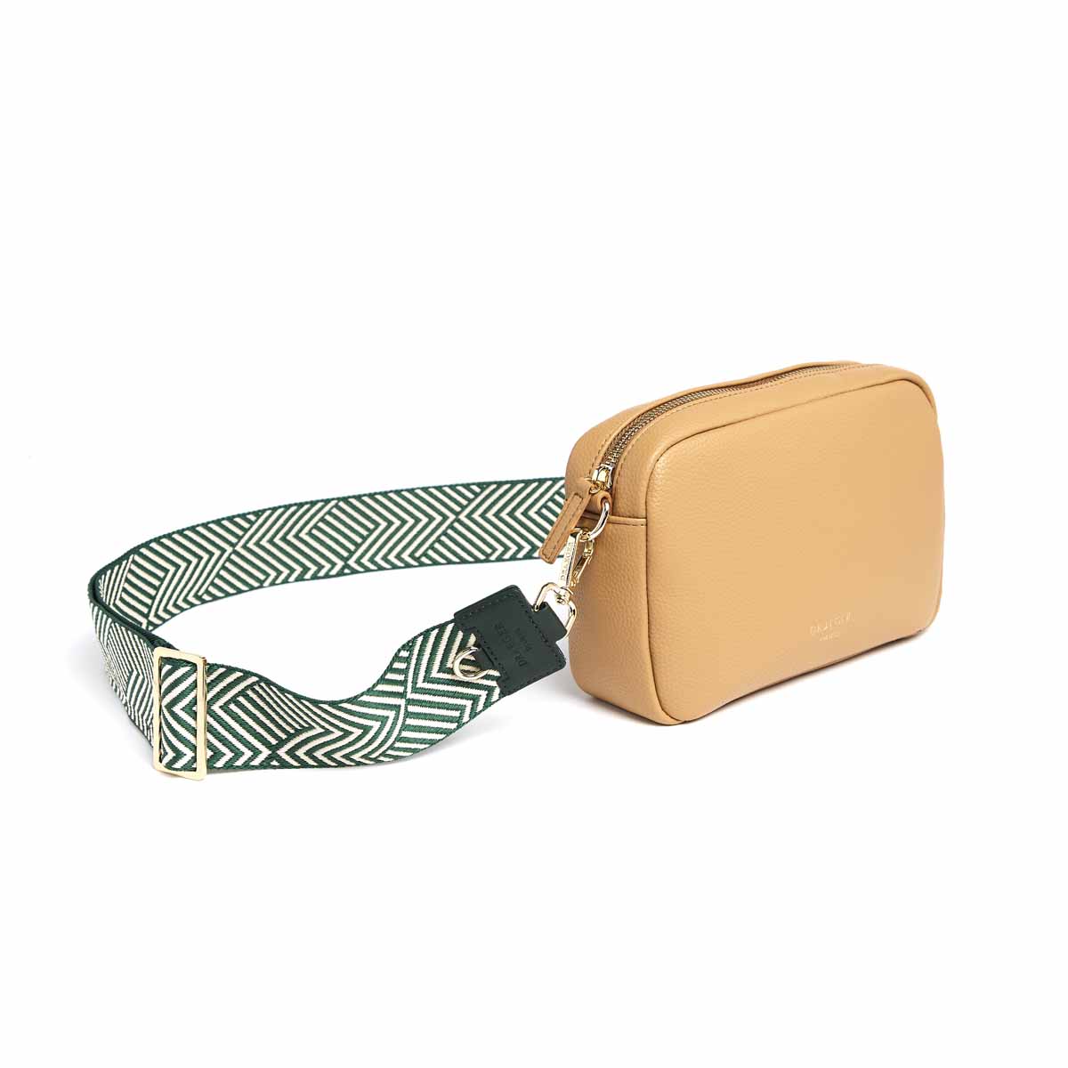 Bandoulière Pour Sac - Motif Chevron Vert