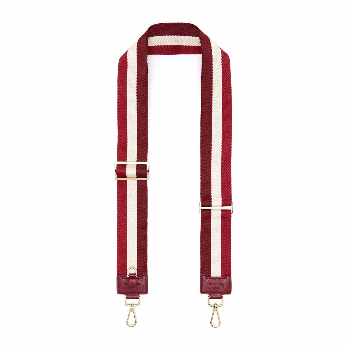 Bandoulière Pour Sac - Tricolore Bordeaux