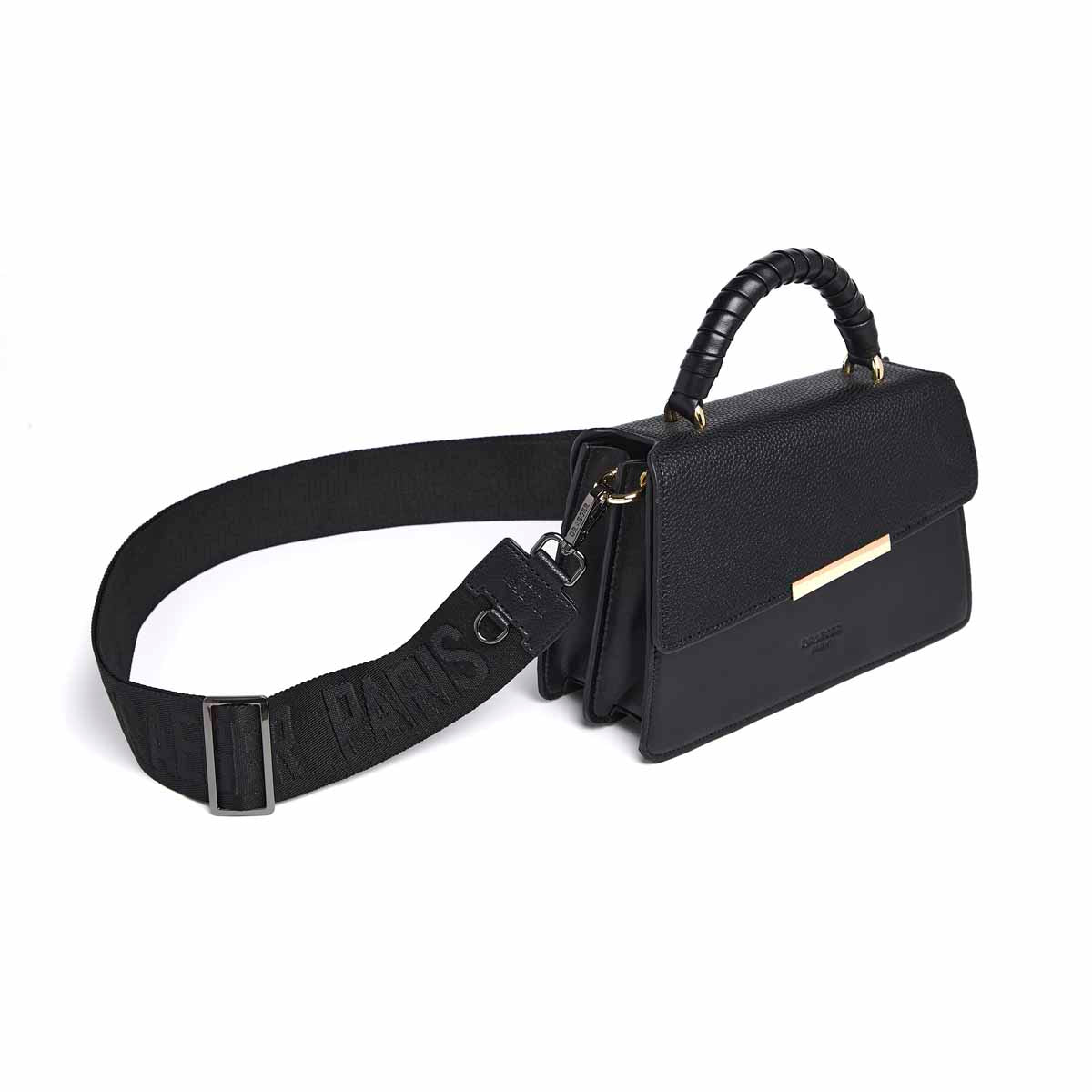 Bandoulière pour sac noir sale