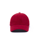 Casquette en Velours Côtelé - Rouge