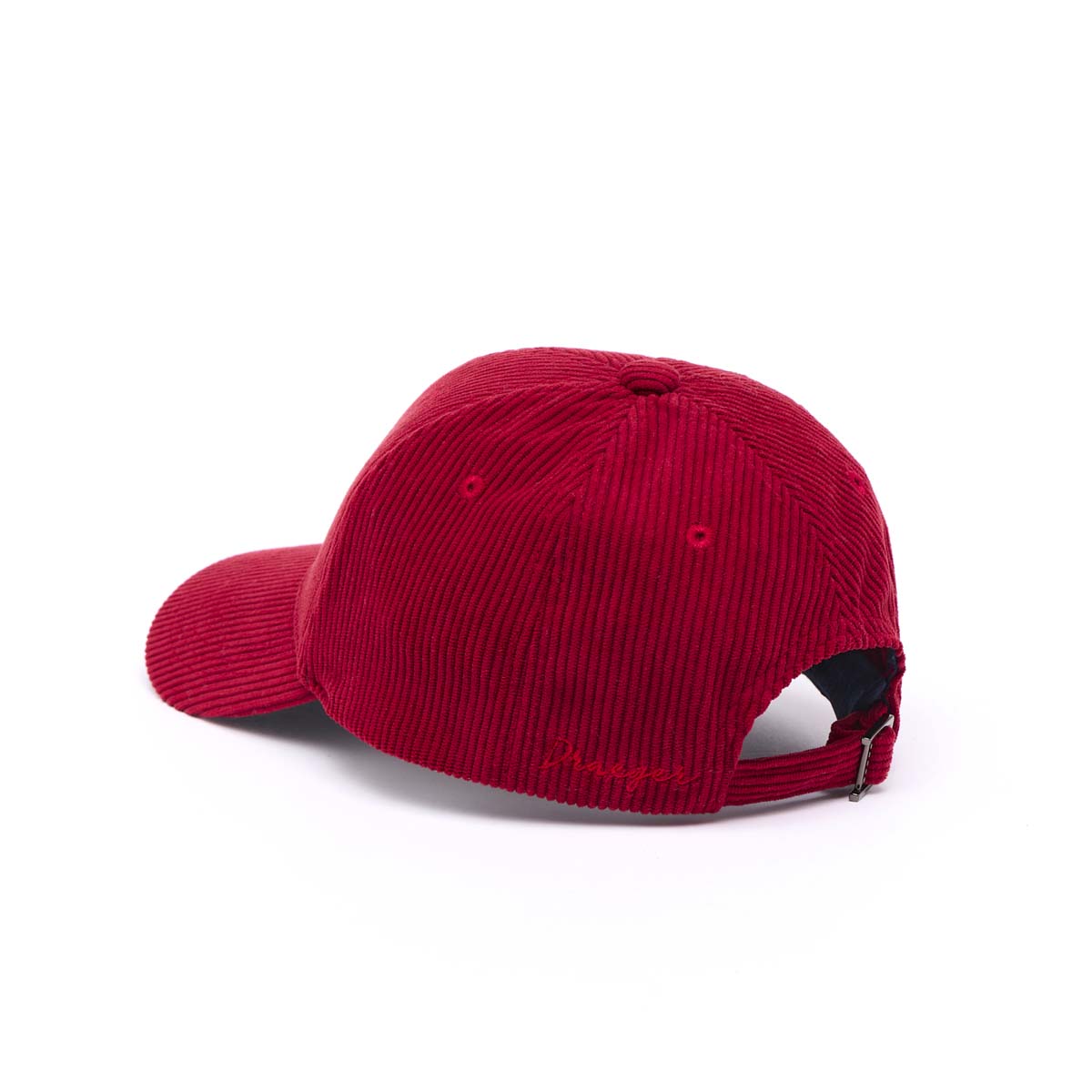 Casquette en Velours Côtelé - Rouge