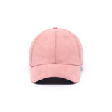 Casquette Effet Daim - Rose