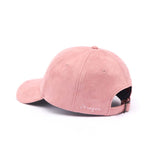 Casquette Effet Daim - Rose