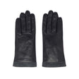 Gants Bi-Matière en Cuir d’Agneau - Noir