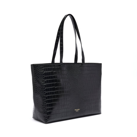 Tote Bag Croco - Noir