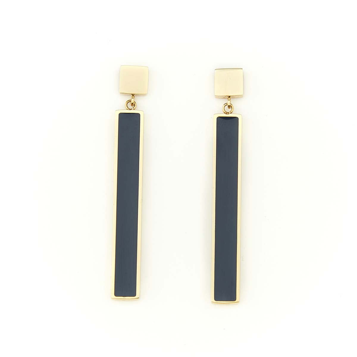 Enamel Bar Earrings - Several Colors