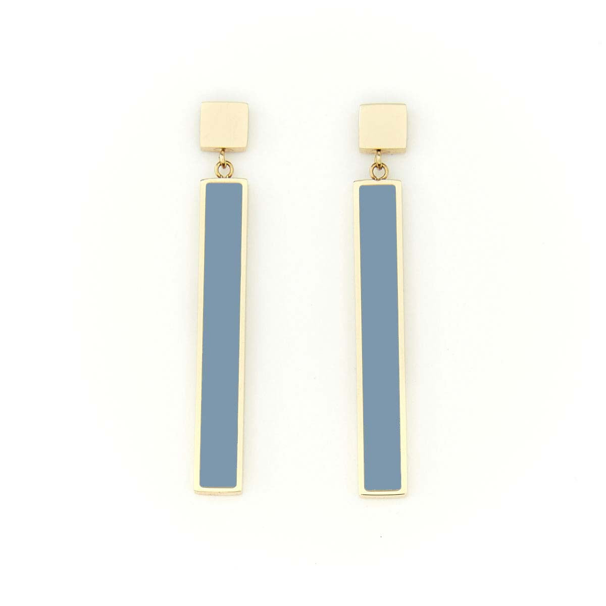 Enamel Bar Earrings - Several Colors