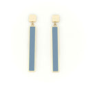 Enamel Bar Earrings - Several Colors