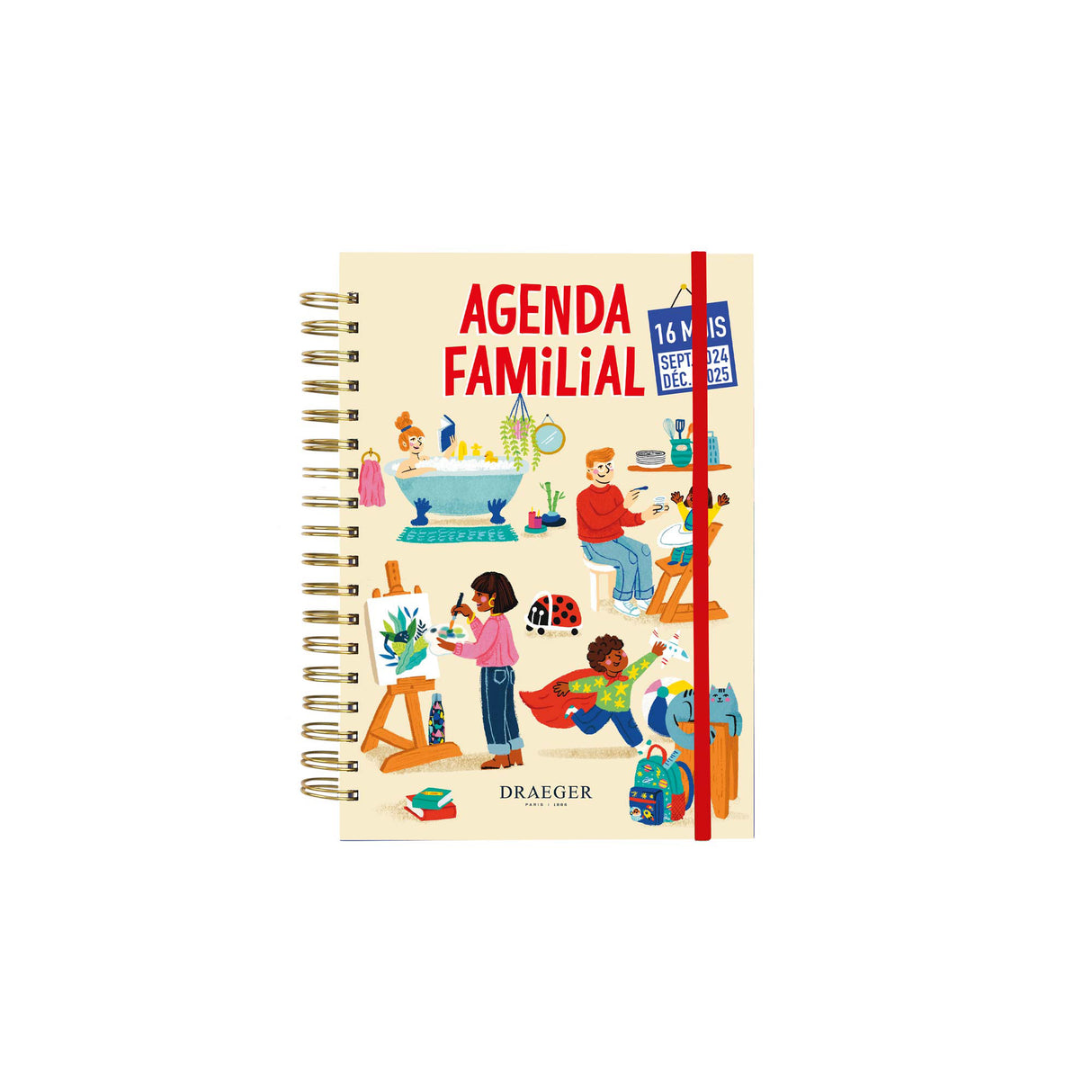 Agenda familial 2024-2025 18x25,5 cm - L'Organise Tout