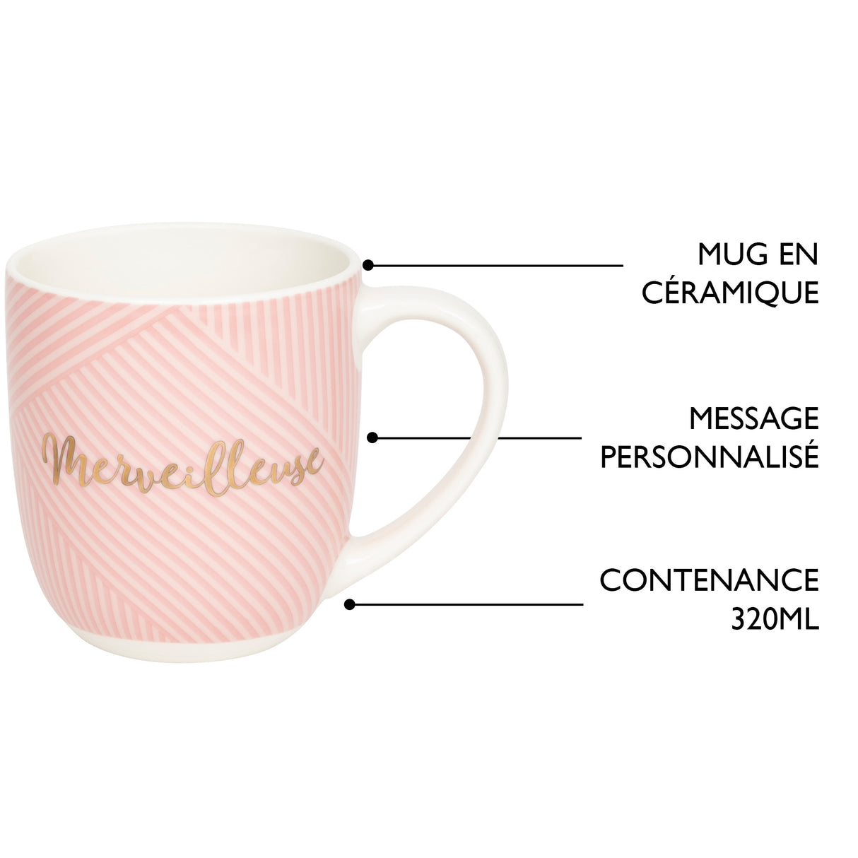 Mug cadeau - Merveilleuse