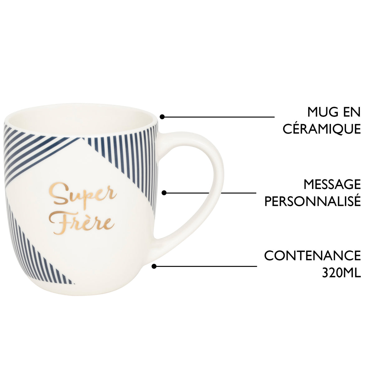 Mug cadeau - Super Frère