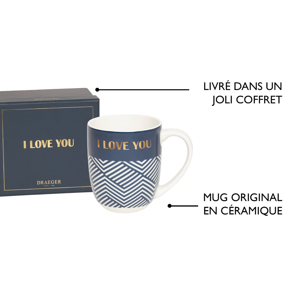 Mug cadeau - I love you