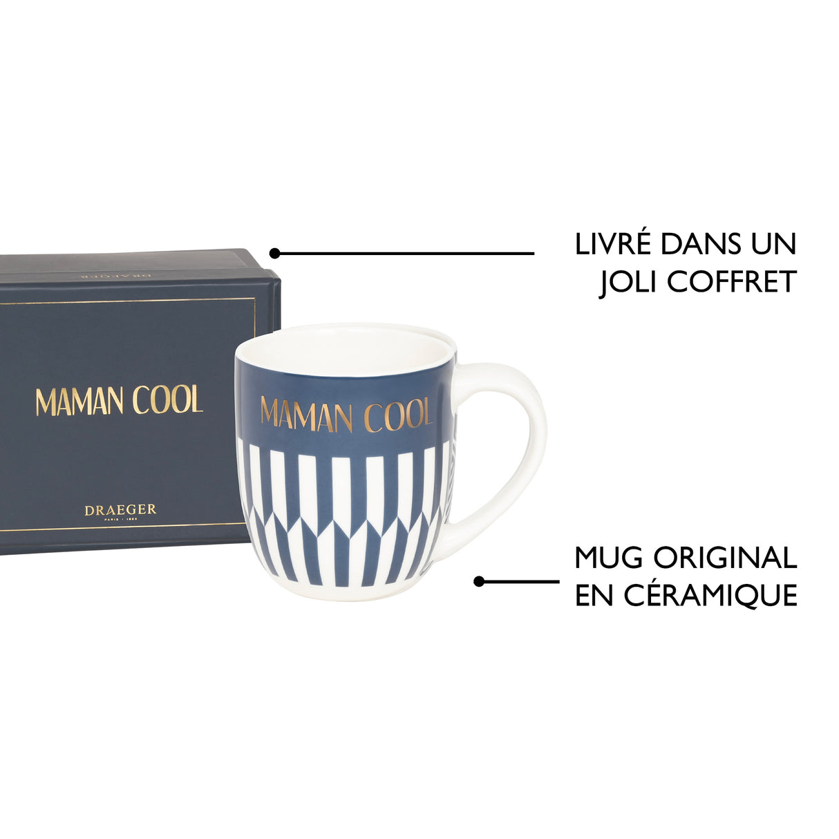 Mug En Céramique Avec Coffret Cadeau - Thème Famille