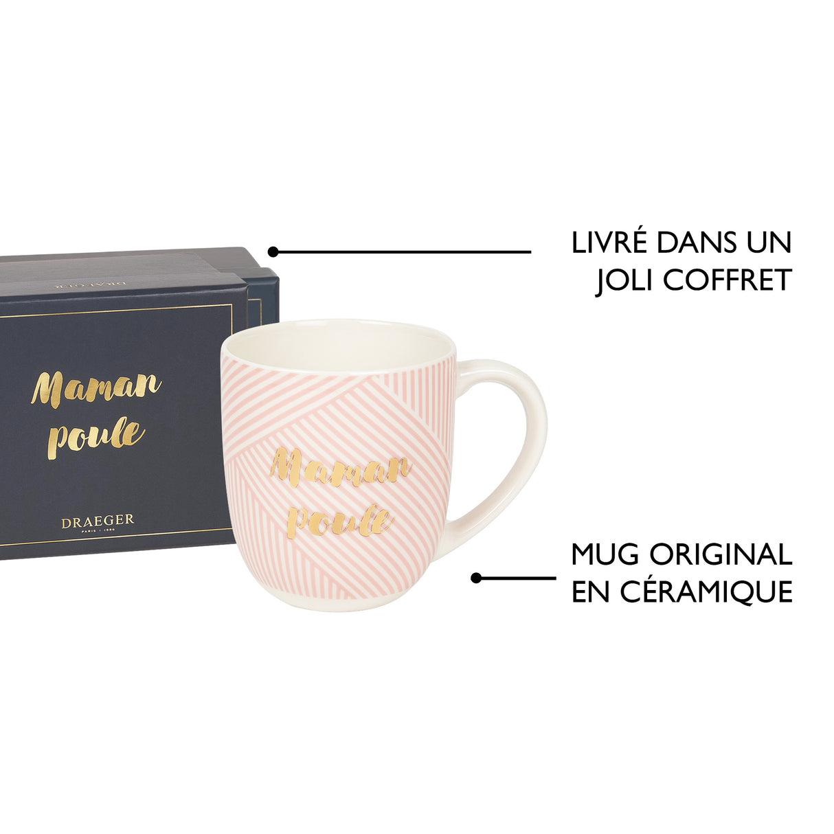 Mug En Céramique Avec Coffret Cadeau - Thème Famille