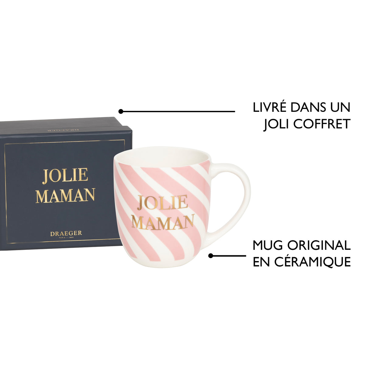 Mug En Céramique Avec Coffret Cadeau - Thème Famille