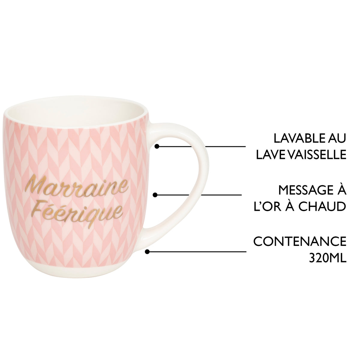 Mug En Céramique Avec Coffret Cadeau - Thème Famille