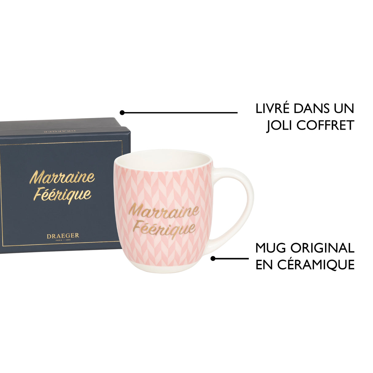 Mug En Céramique Avec Coffret Cadeau - Thème Famille