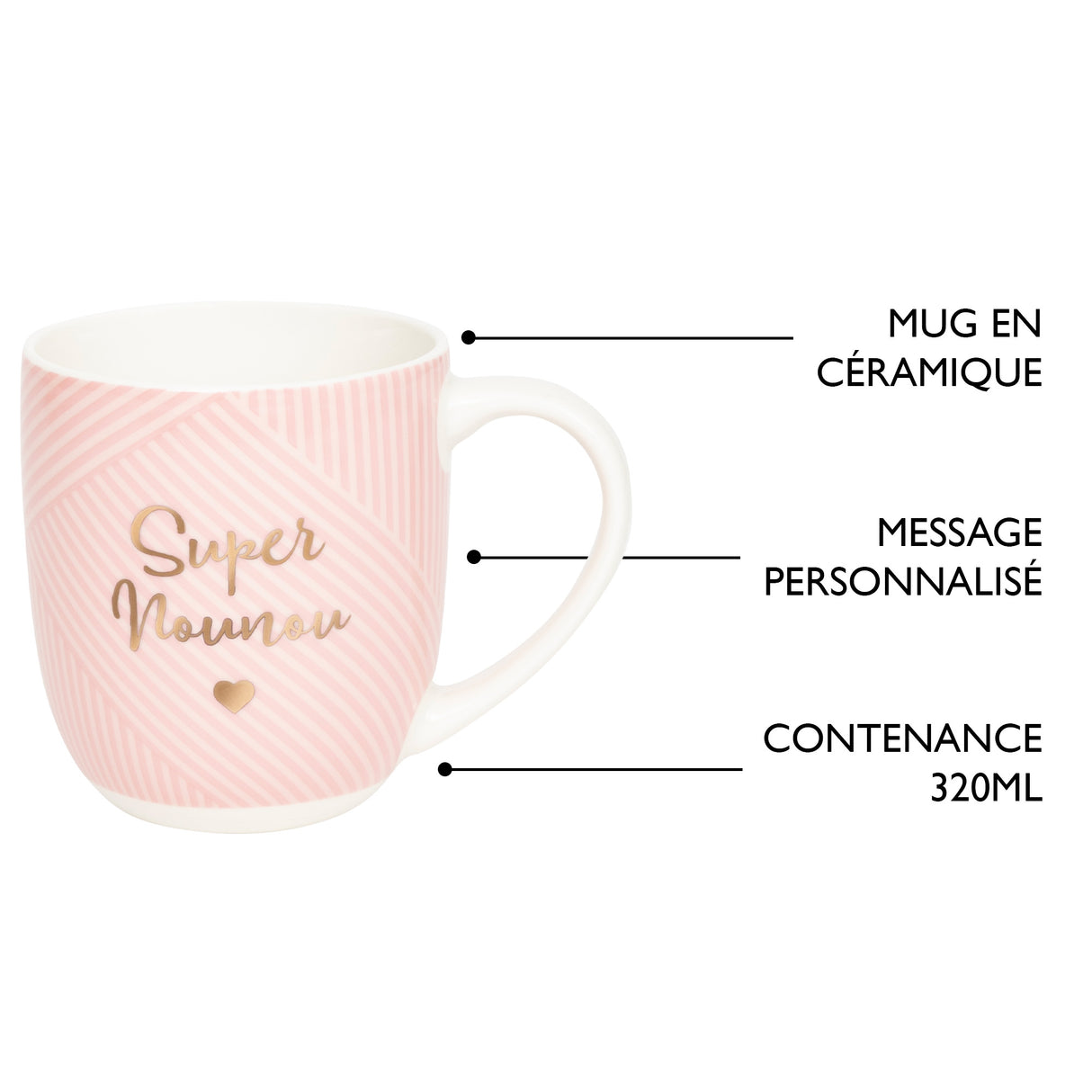 Mug Cadeau - Super Nounou