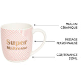 Mug Cadeau - Super Maîtresse