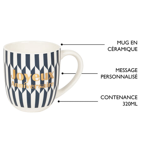 Mug cadeau - Joyeux anniversaire