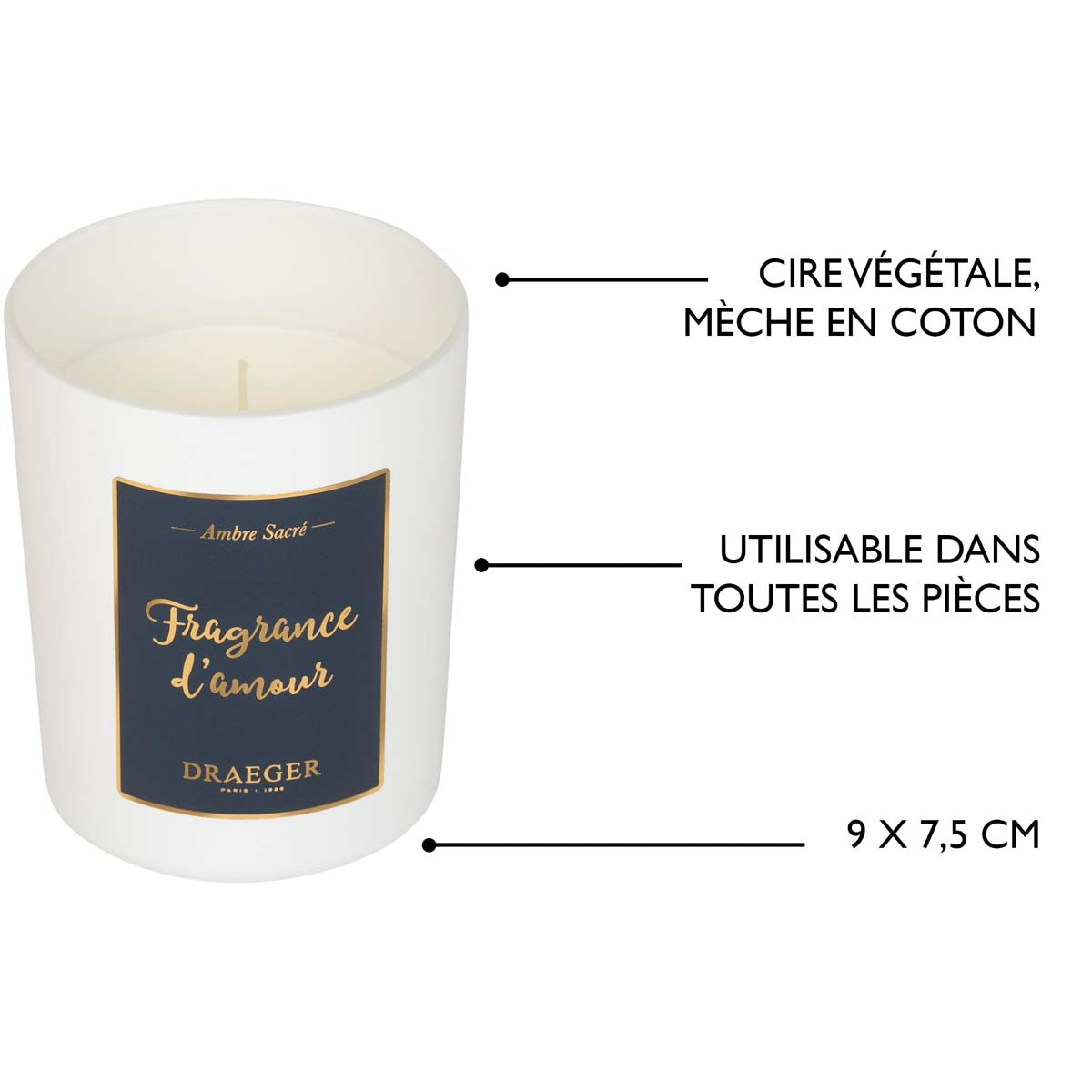 Bougie cadeau - Fragrance d'amour