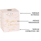 Bougie cadeau - Fragrance d'amour