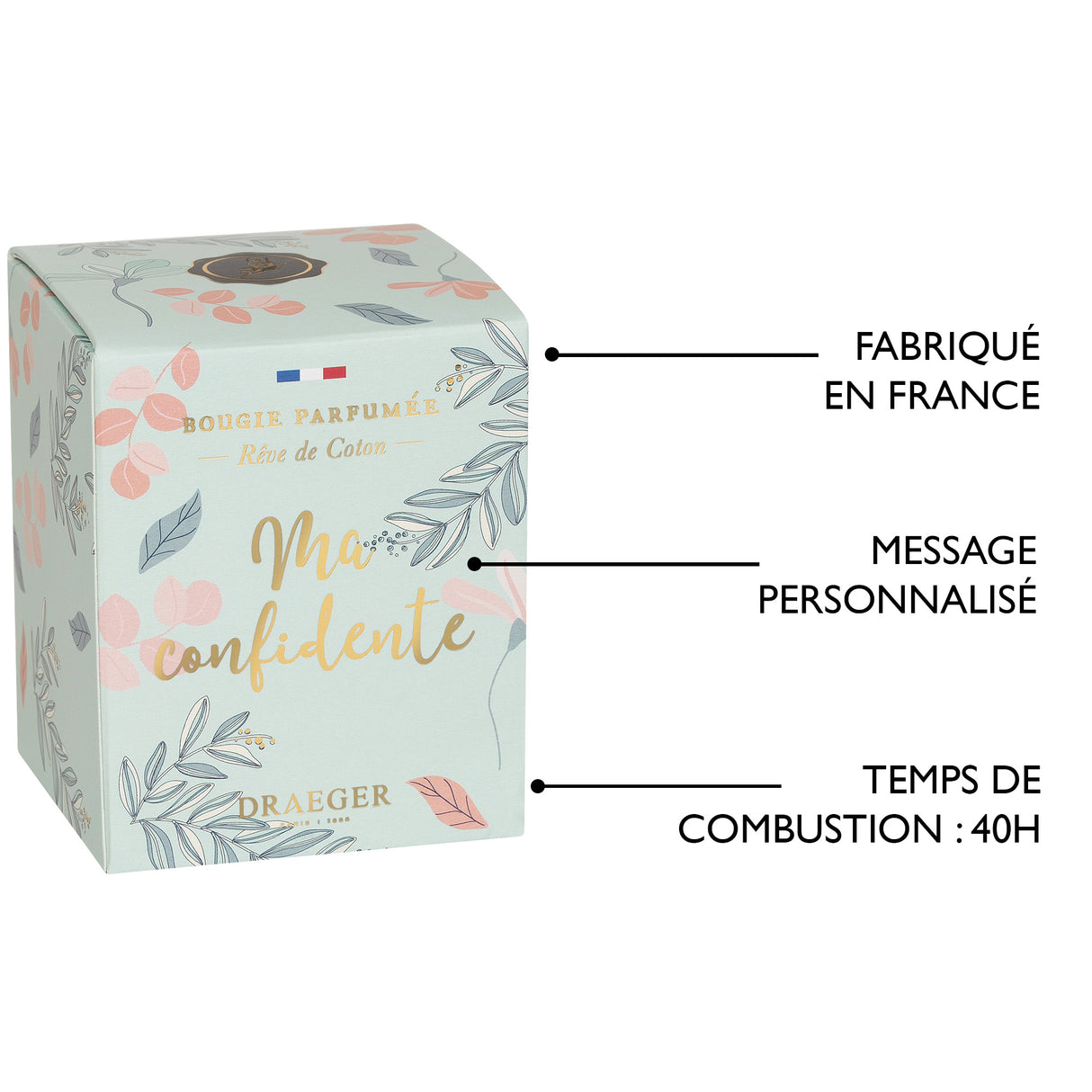 Bougie cadeau - Ma confidente