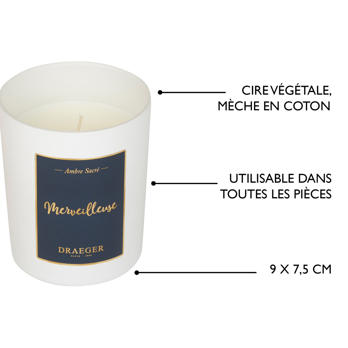 Bougie cadeau - Merveilleuse