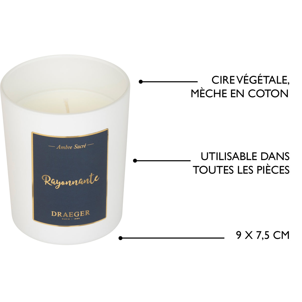 Bougie cadeau - Rayonnante