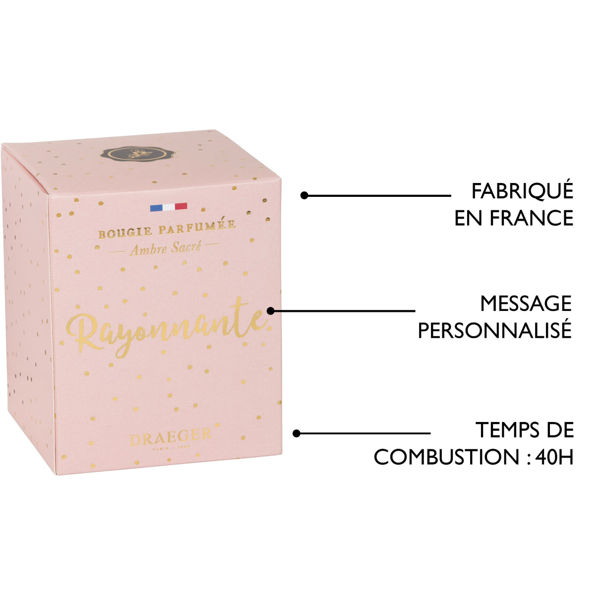 Bougie cadeau - Rayonnante