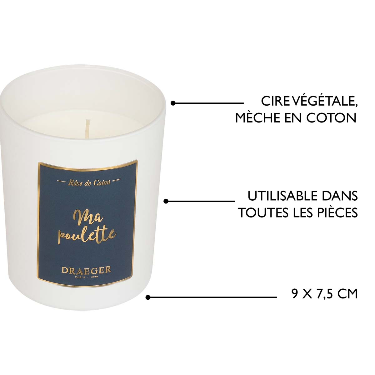 Bougie cadeau amitié