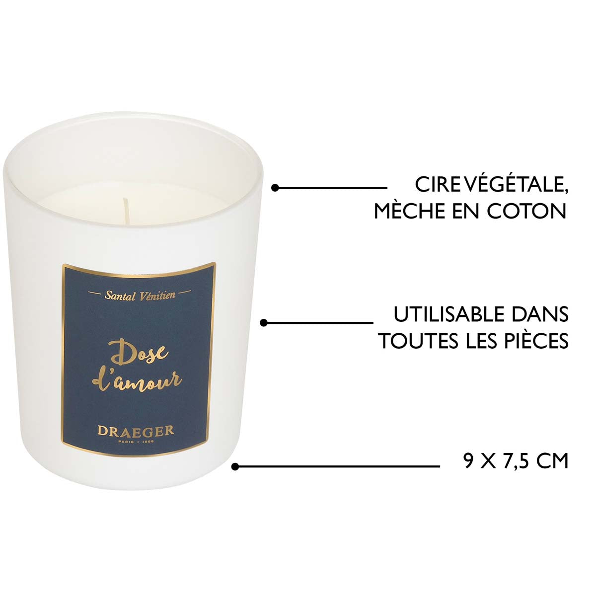 Bougie cadeau - Dose d'amour