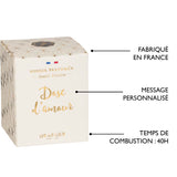 Bougie cadeau - Dose d'amour