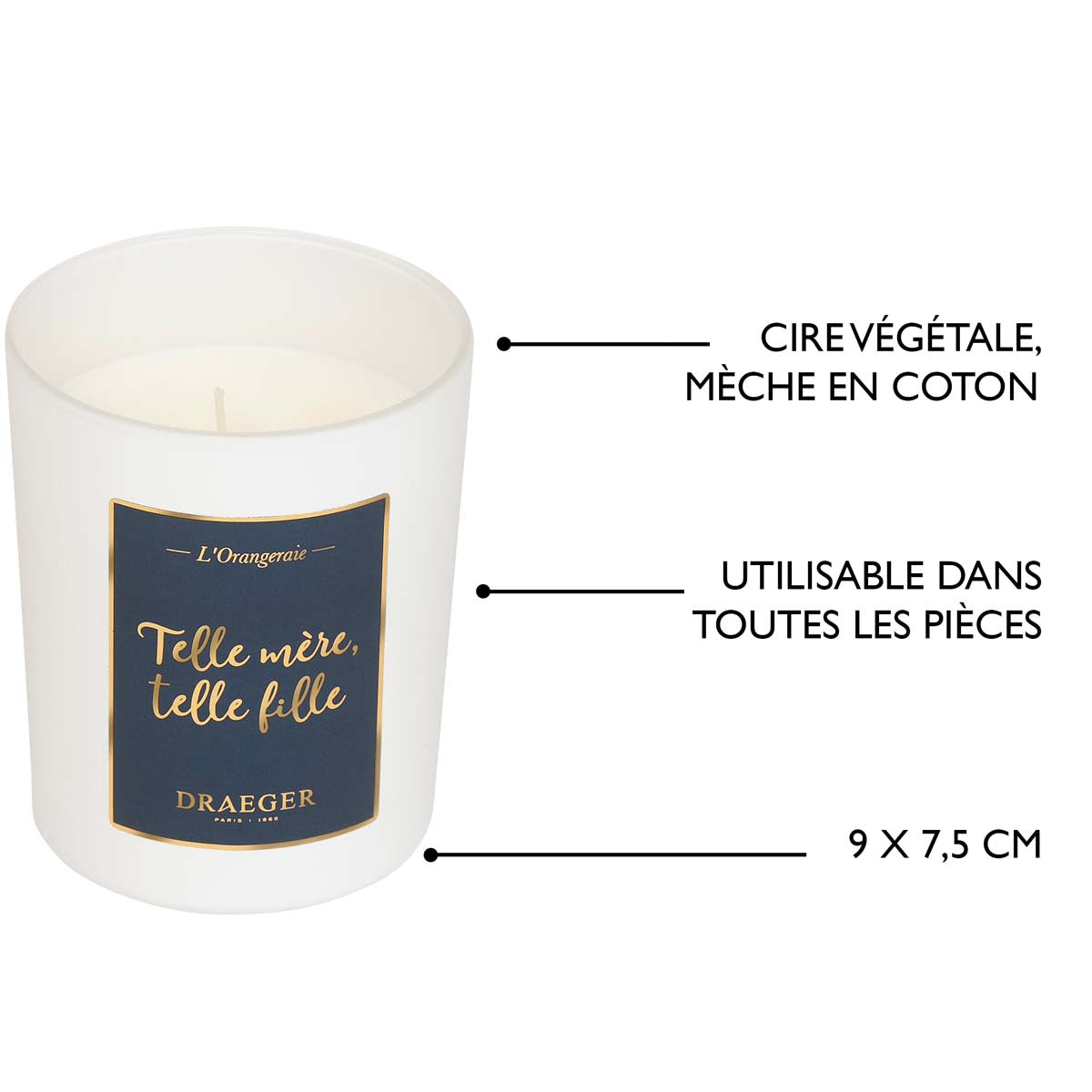 Bougie cadeau - Telle mère, telle fille